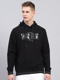 Monte Carlo Men Printed Cotton Hooded Sweatshirt