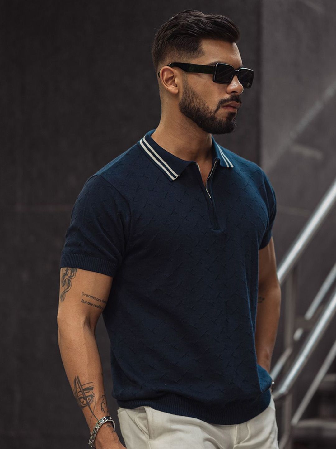 Powerlook Men Polo Collar T-shirt