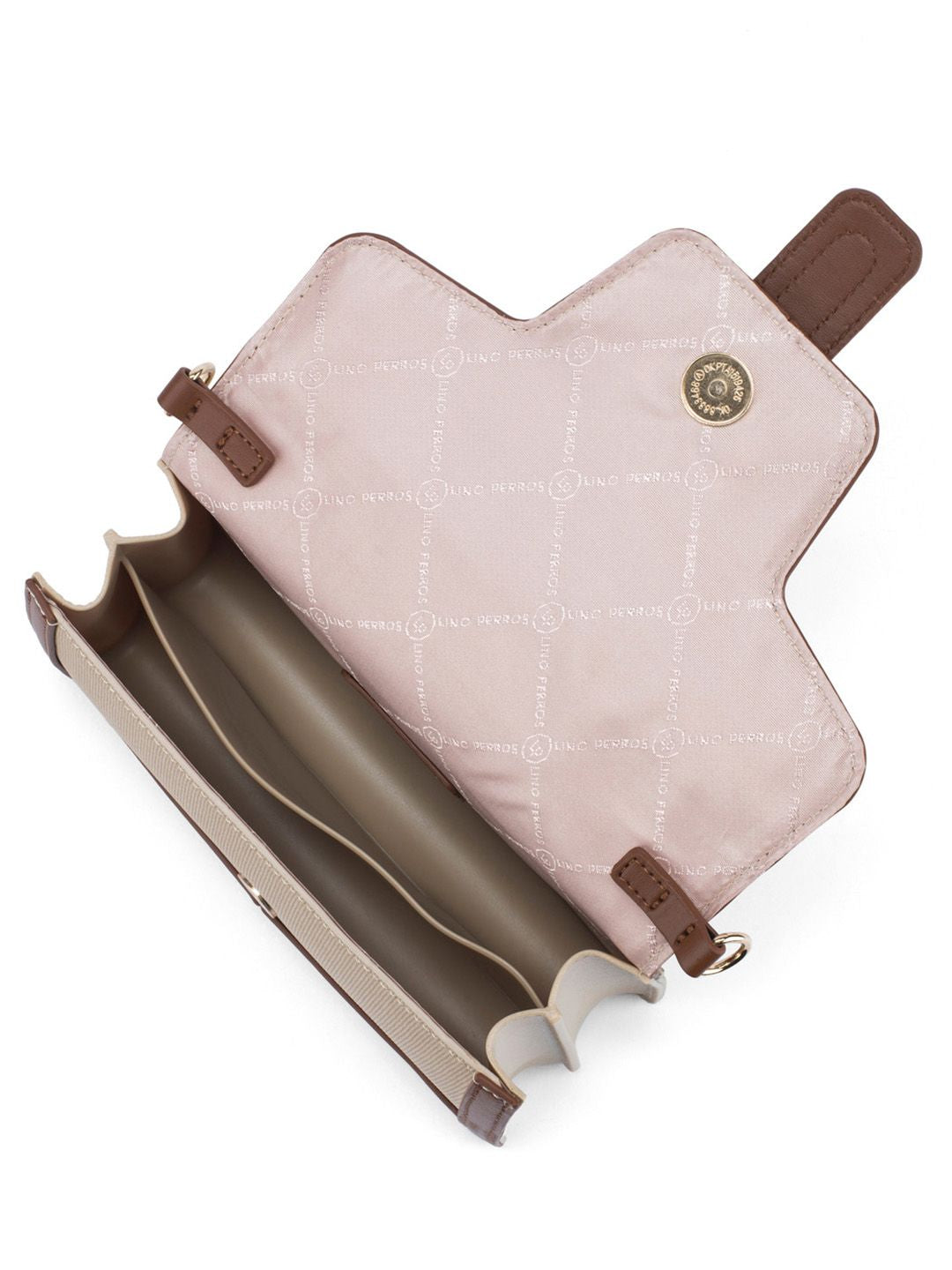 Lino Perros Voyage Colourblocked Structured Satchel With Detachable Sling Strap