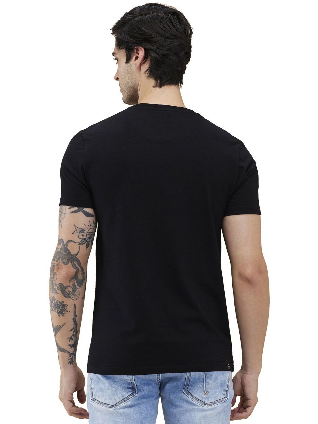Being Human Men Graphic Printed Round Neck Cotton Slim Fit T-shirt