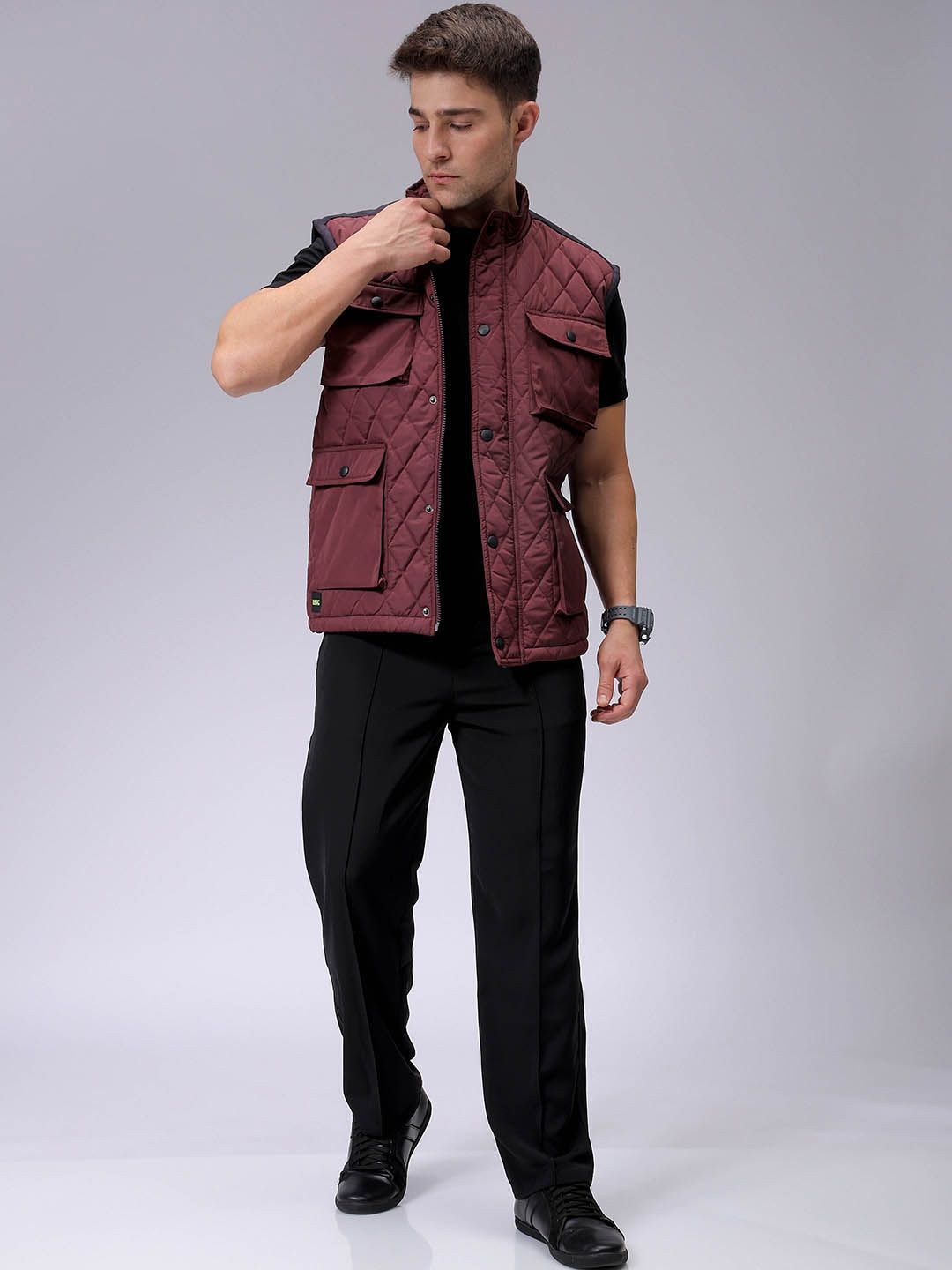 The Indian Garage Co Men Lightweight Puffer Jacket