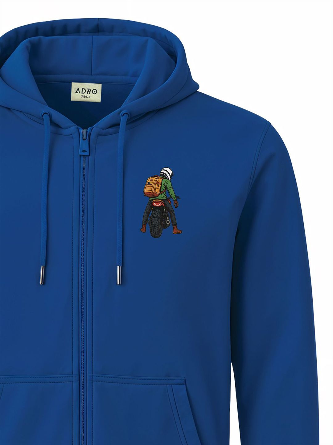ADRO Men Graphic Printed Hooded Sweatshirt