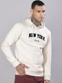 ADRO Men Printed Hooded Sweatshirt