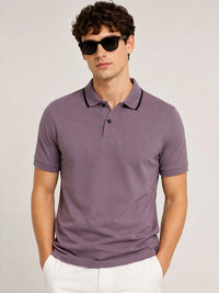 Baju-T Kolar Polo ADRO Lelaki