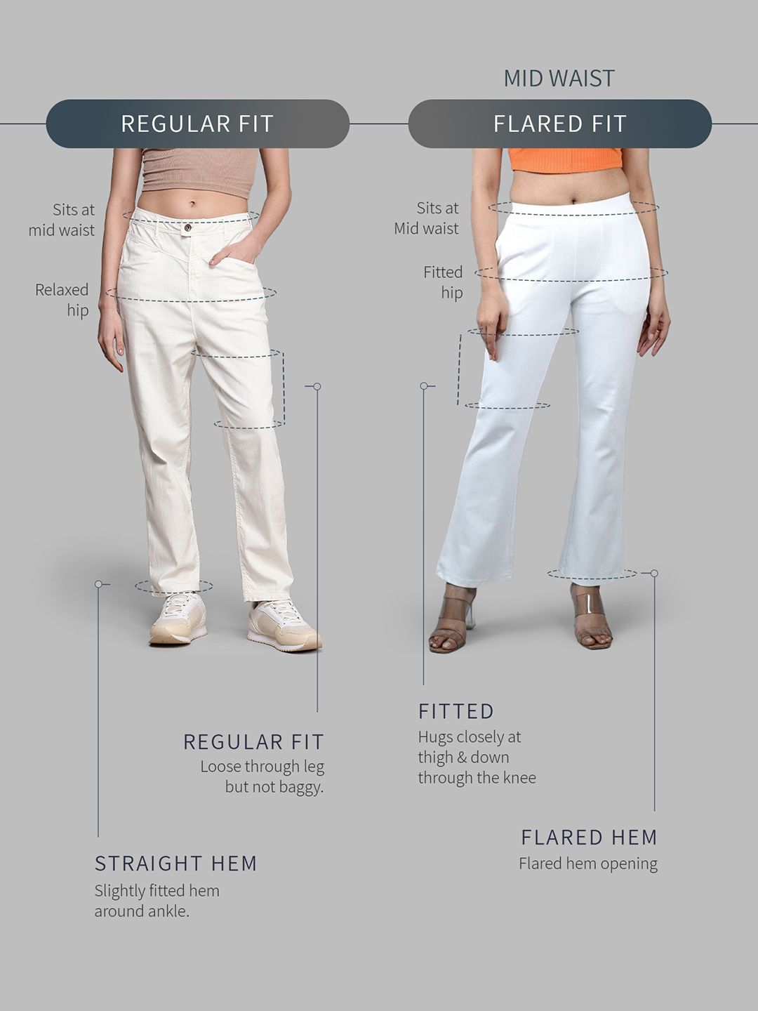 DressBerry Women Minimal Bonheme Satiny Grace Wide Leg Flared Trousers