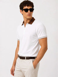 ADRO Men Polo Collar T-shirt