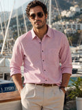 Eszett Checked Spread Collar Pure Cotton Casual Shirt