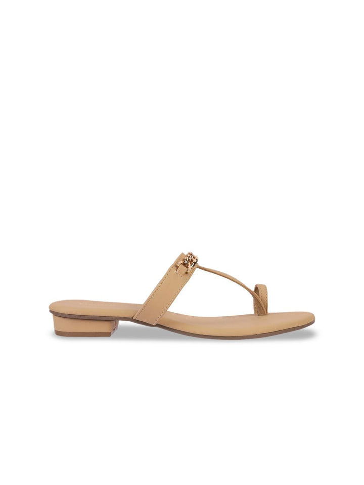 Mochi Women Open Toe Flats