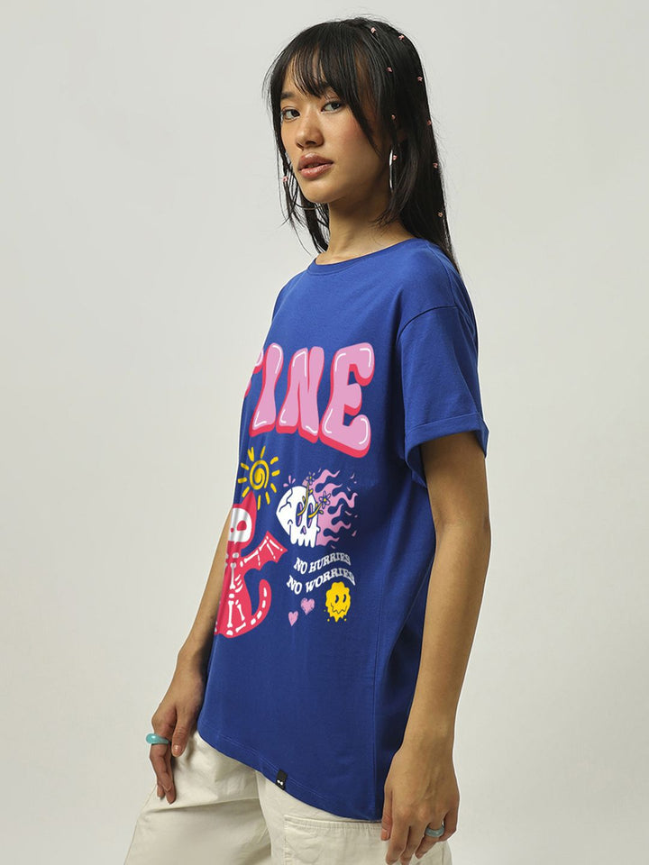 T-shirt dicetak wanita bewakoof