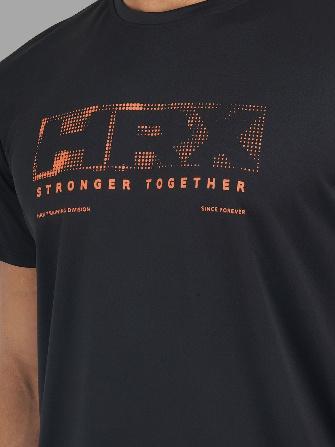 HRX by Hrithik Roshan Twin Collection Rapid-Dry Printed Training T-shirt