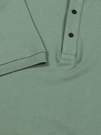 Thomas Scott Men Solid Polo Collar Pure Cotton T-shirt