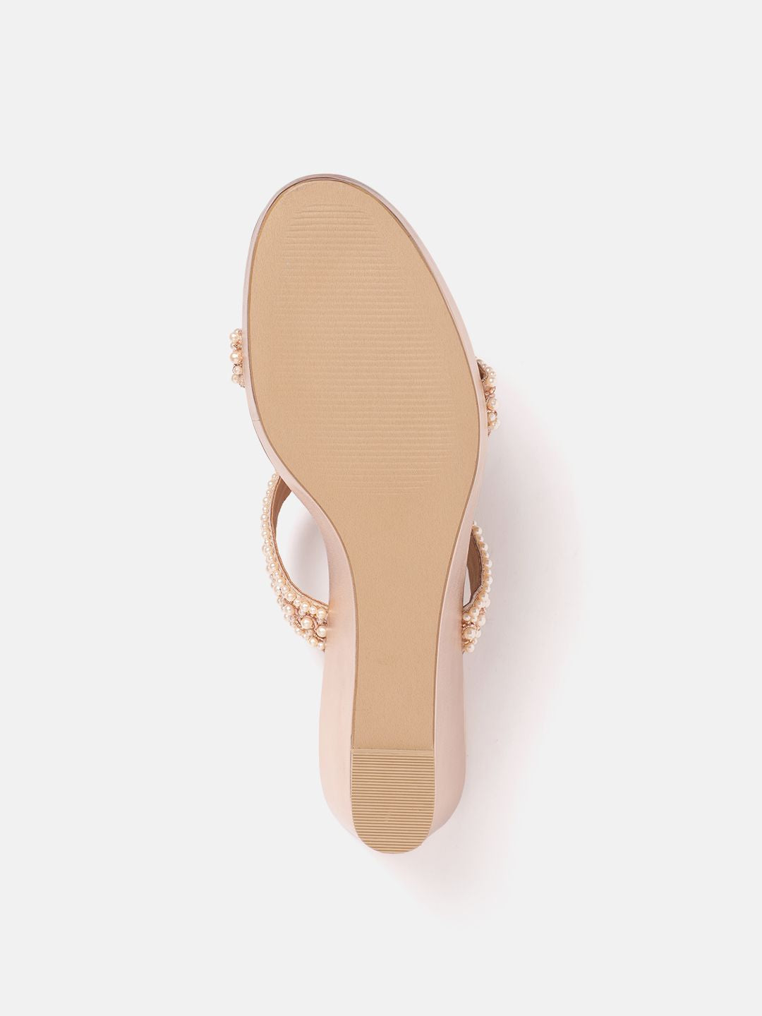 House of Pataudi Ethnic Embellished Wedge Heels