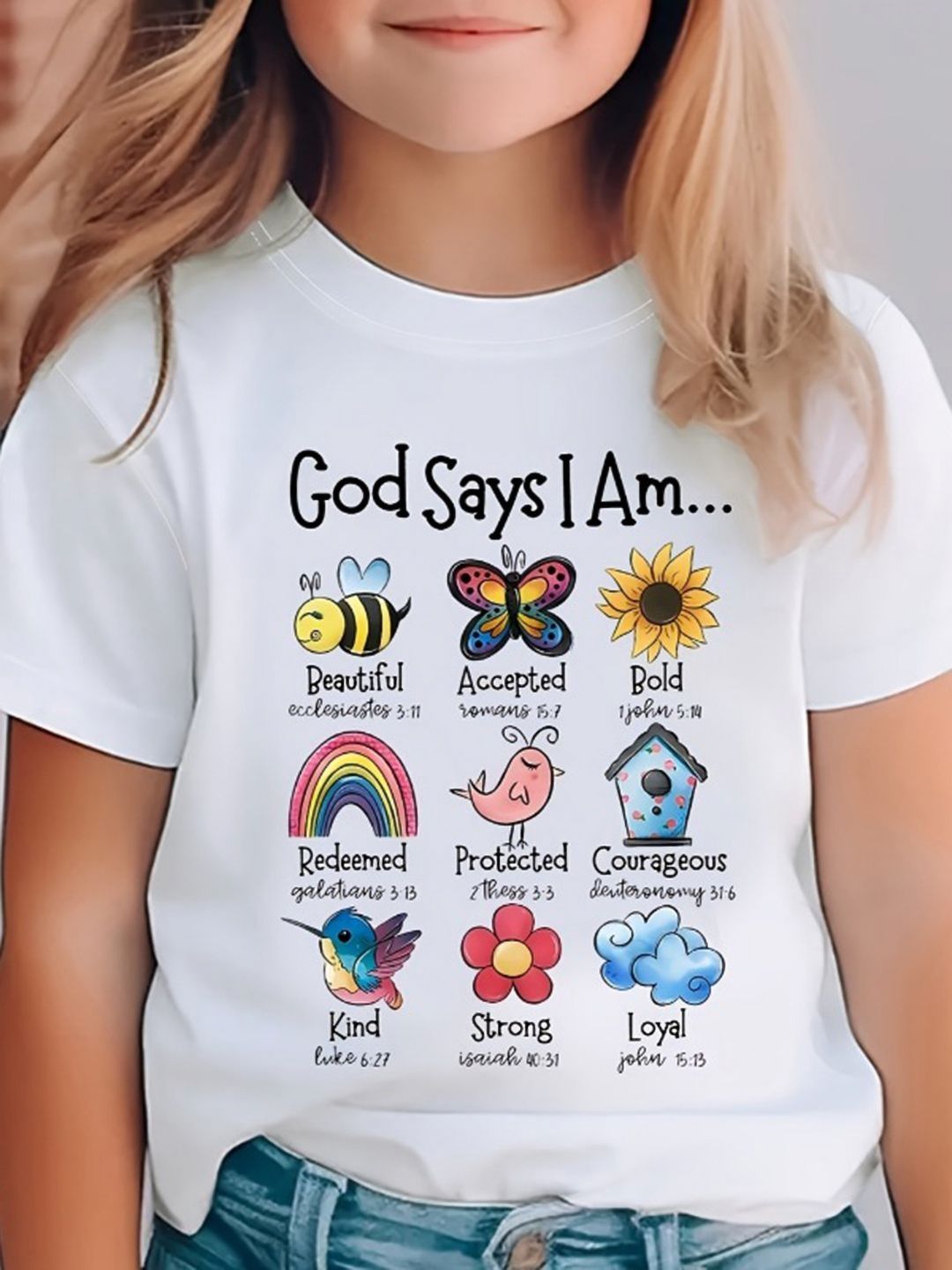 YK Girls High Neck Pockets T-shirt
