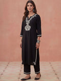 House of Chikankari Women Regular Chikankari Kurta with Trousers