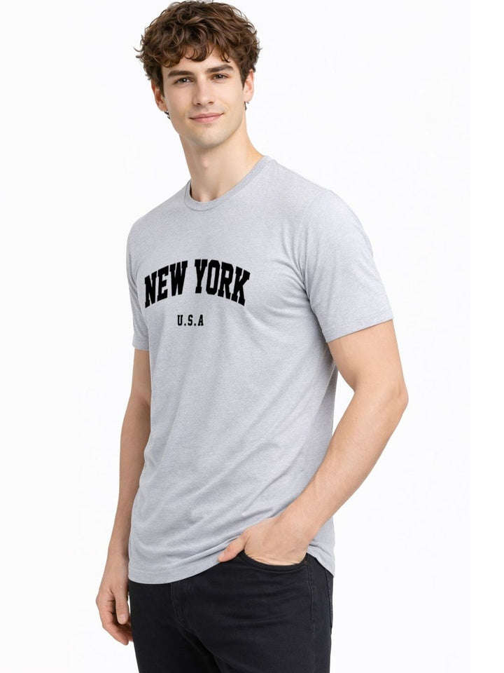 ADRO Men Typography Printed T-shirt