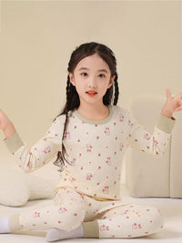 YK Kids Printed Pure Cotton T-shirt With Joggers