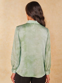 AND Floral Print Shirt Style Top