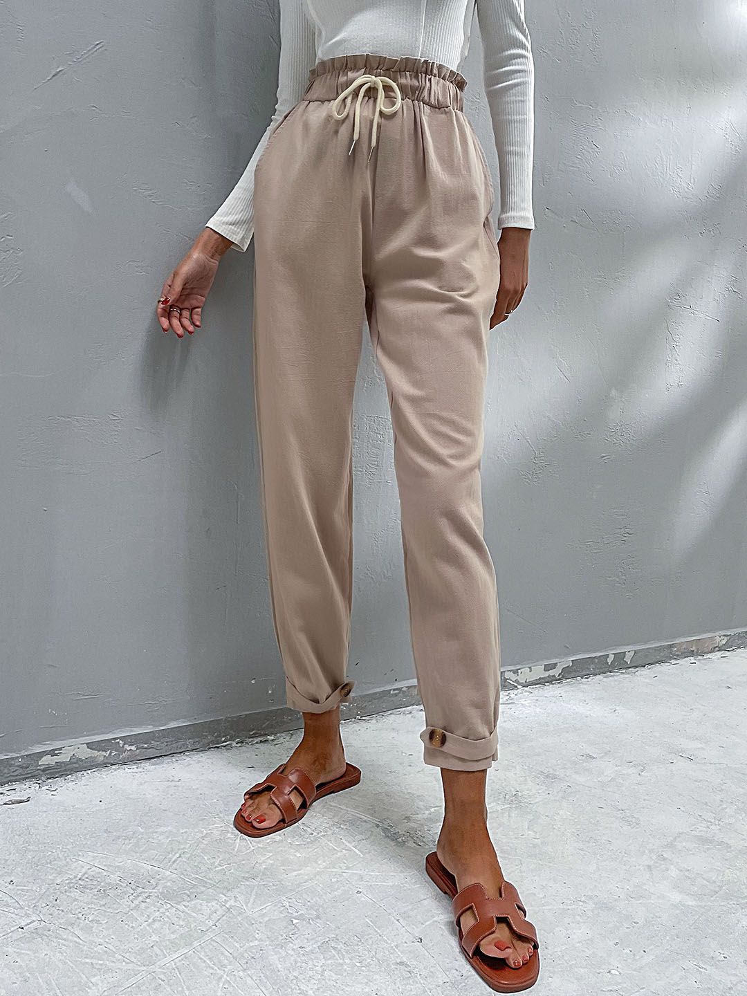 DressBerry Women Smocked Trousers