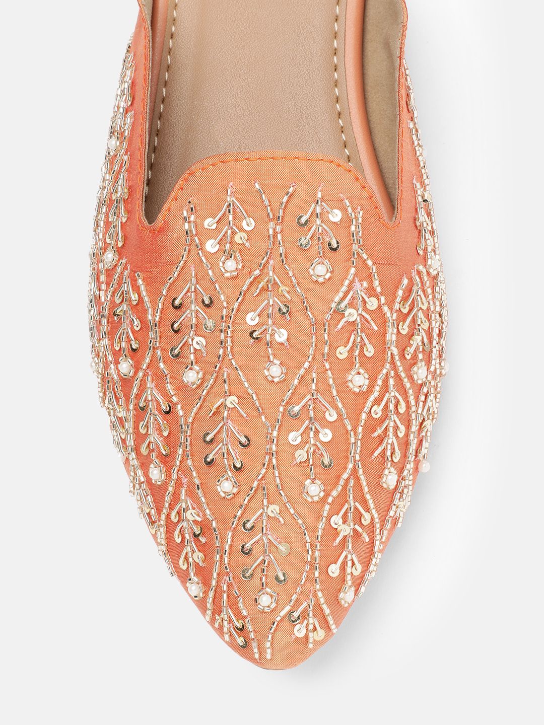 House of Pataudi Embellished Ethnic Mules
