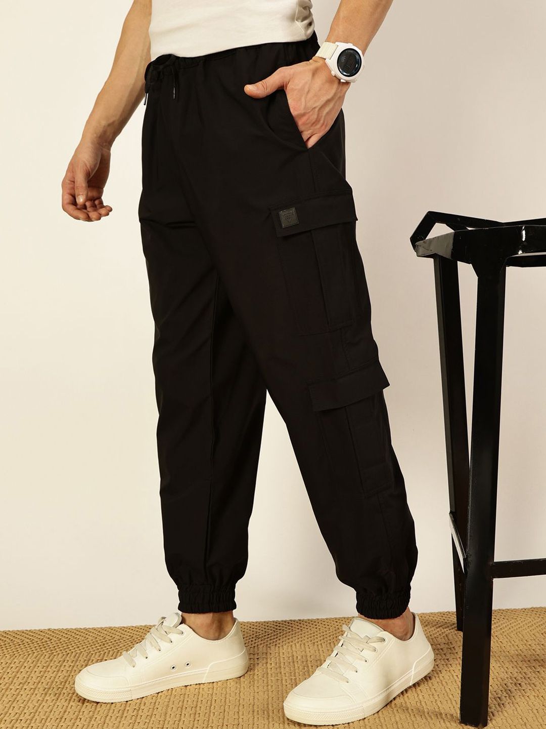 Thomas Scott Men Smart Loose Fit Joggers Trousers