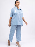 Mamicha Shirt Collar Shirt & Trousers Co-Ords