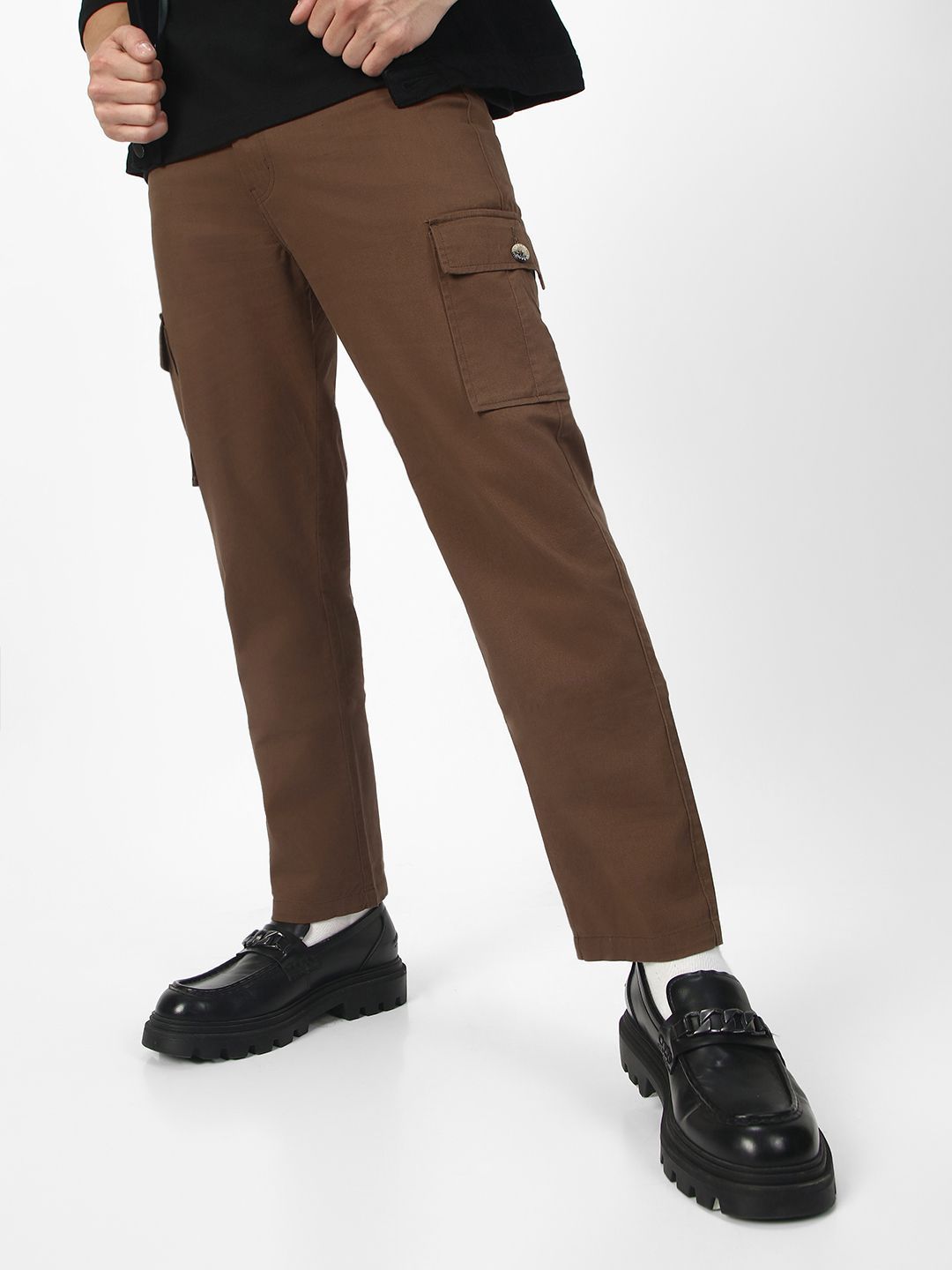 Urbano Fashion Men Regular Fit Stretchable Cargo Trouser