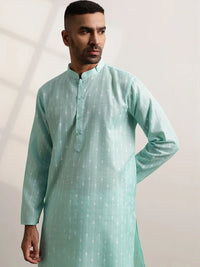 Anouk Men Printed Regular Pure Cotton Kurta with Trousers