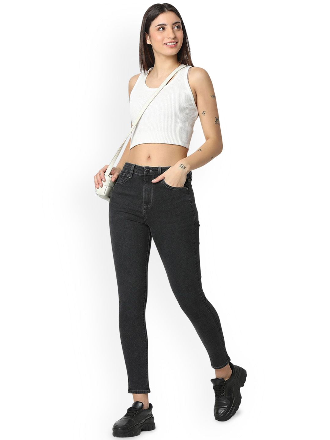 SPYKAR Women Super Skinny Fit High-Rise Jeans