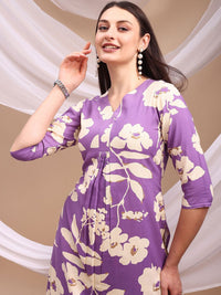 KALINI Women Floral Printed Regular Kurta with Palazzos