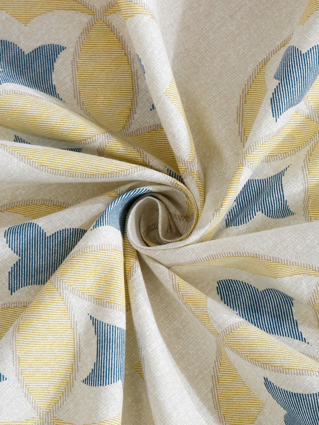 KLOTTHE White Floral Pure Cotton 400 TC King Superfine Bedsheet with 2 Pillow Covers-98 x 89 inches