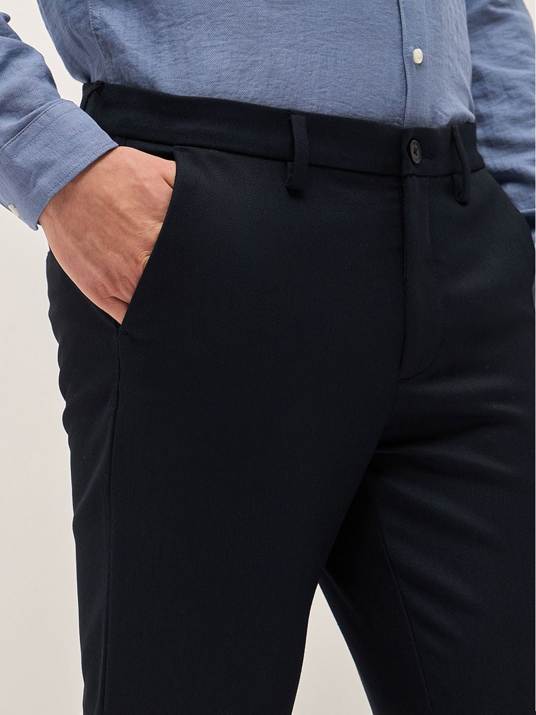 THE BEAR HOUSE Men Slim Fit Trousers