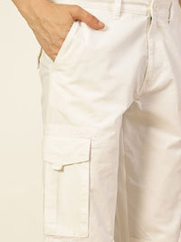 Thomas Scott Men Smart Cricket Club Collection Easy Wash Woven Cargo Trouser