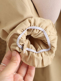 YK Girls Peter Pan Collar A-Line Dress