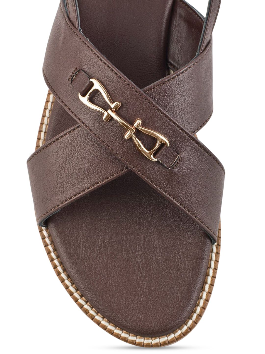 Lino Perros Women Open Toe Flats