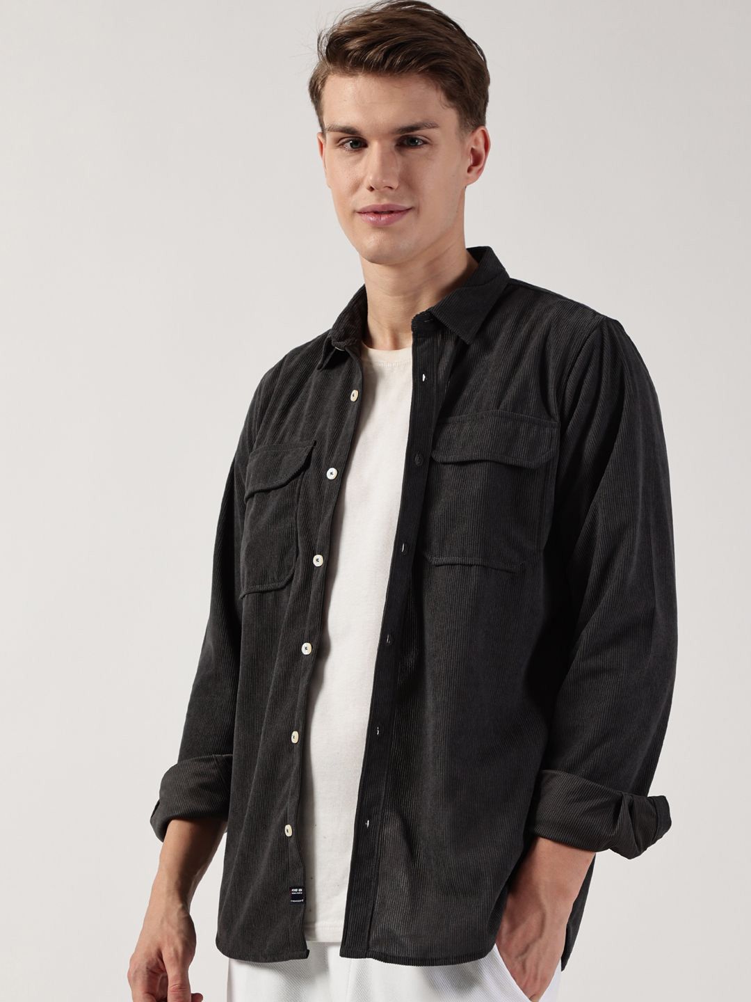 Thomas Scott Men Premium Opaque Striped Casual Shirt