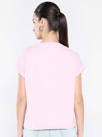 RAREISM Women Graphic Printed Round Neck Cotton Relaxed Fit T-shirt