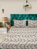 KLOTTHE Beige 300 TC Polycotton Fine King Bedsheets