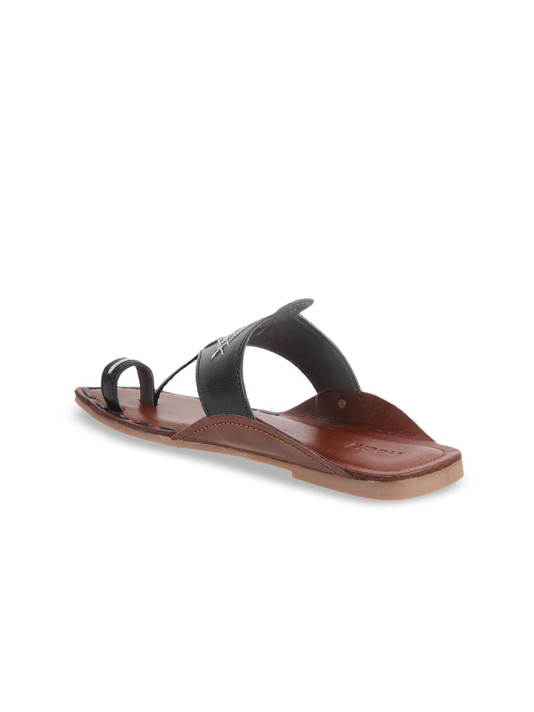 Mochi Leather Wedge with Buckles