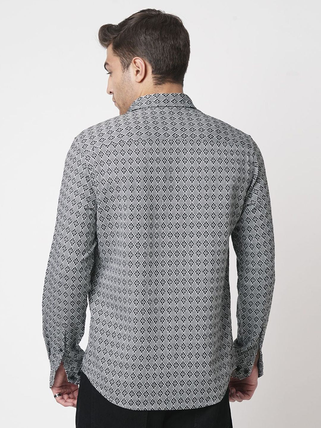 VASTRADO Men Classic Slim Fit Opaque Casual Shirt