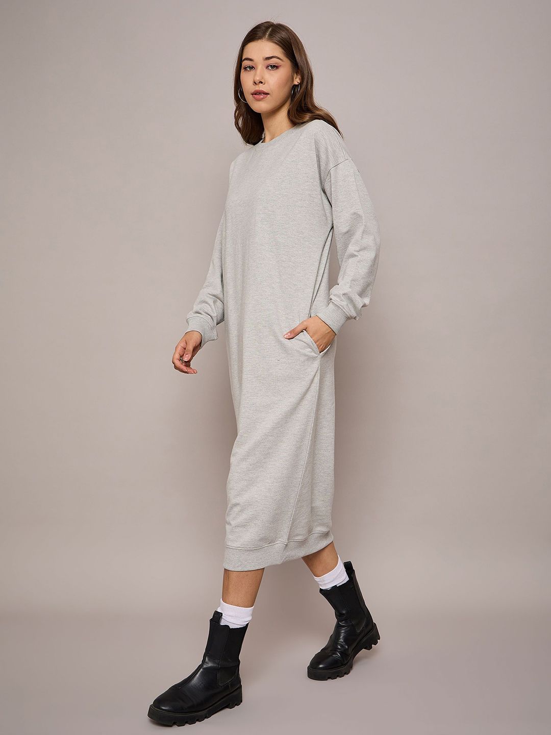 SASSAFRAS BASICS Women Midi Jumper Dress