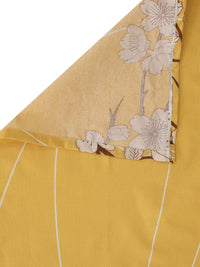 Myntra Elegant Homes Floral 400 TC Pure Cotton Single Bedsheet with 1 Pillow Cover