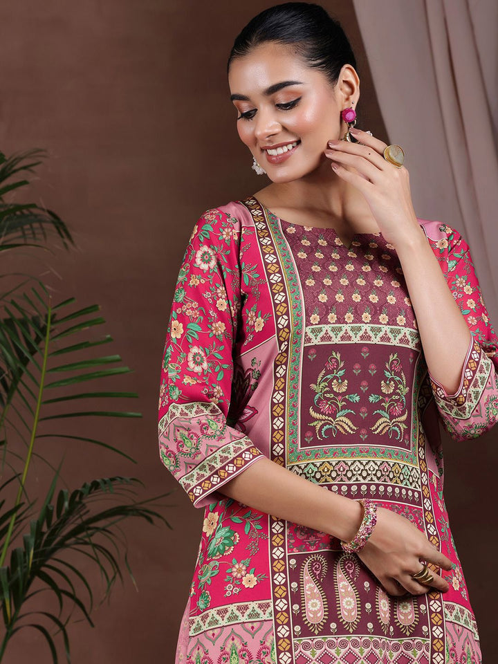 Libas Ethnic Motifs Printed Kurta with Trousers & Dupatta