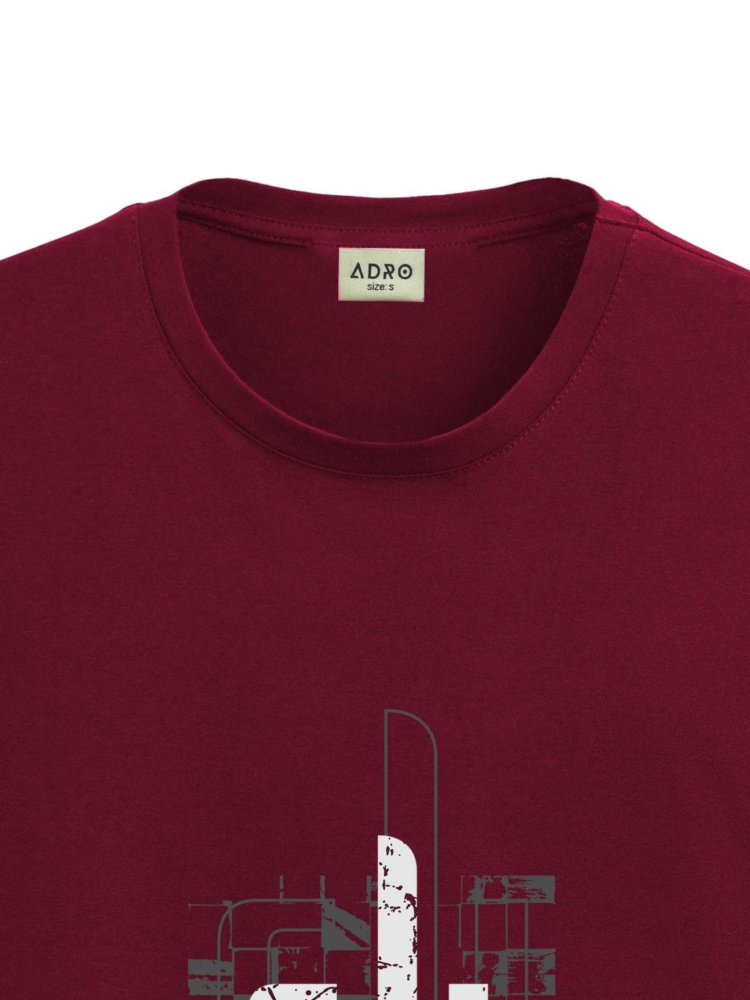 ADRO Men Graphic Printed Round Neck Cotton T-shirt