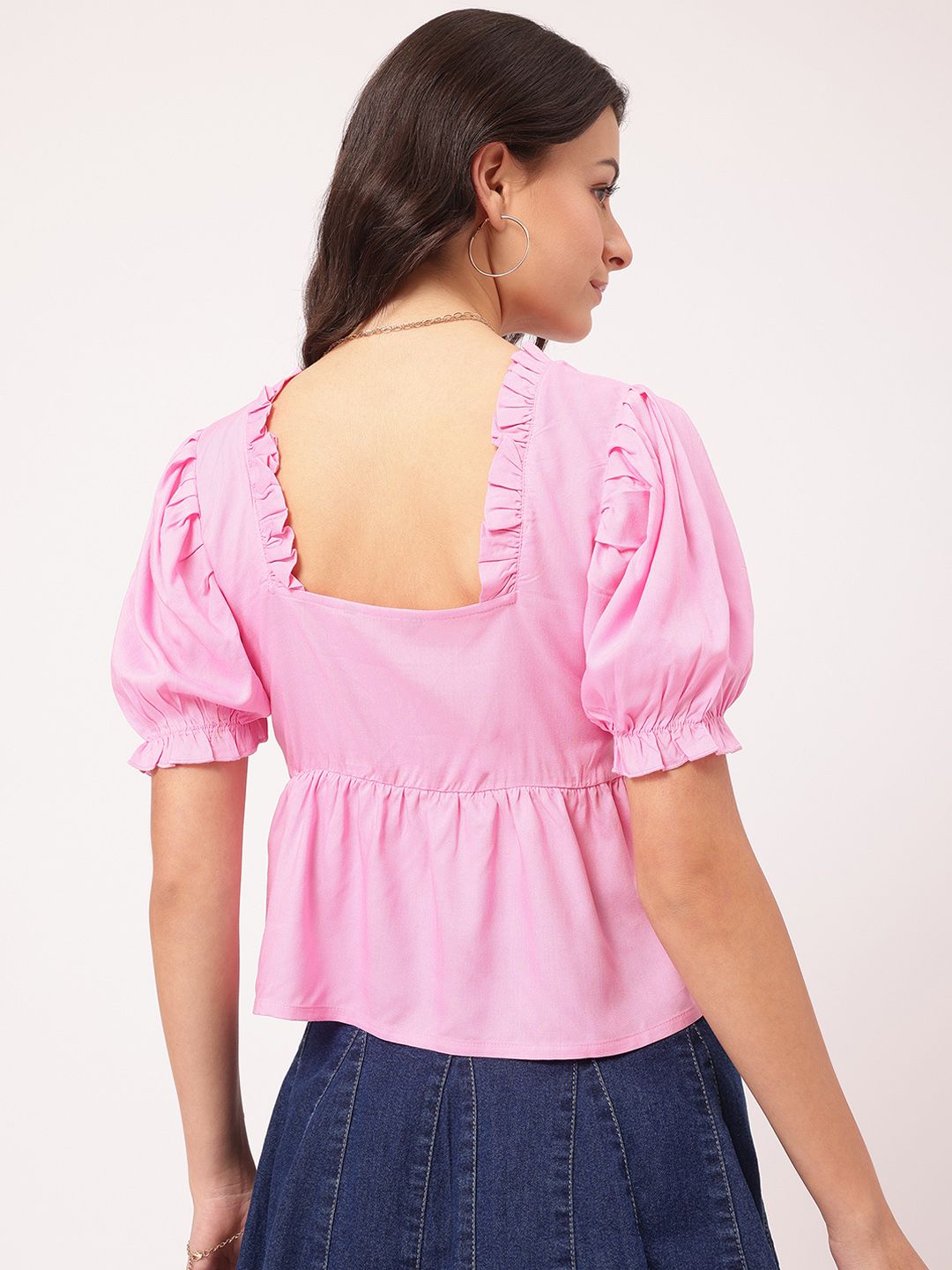 DressBerry Fairycore Finds Ruched Empire Top