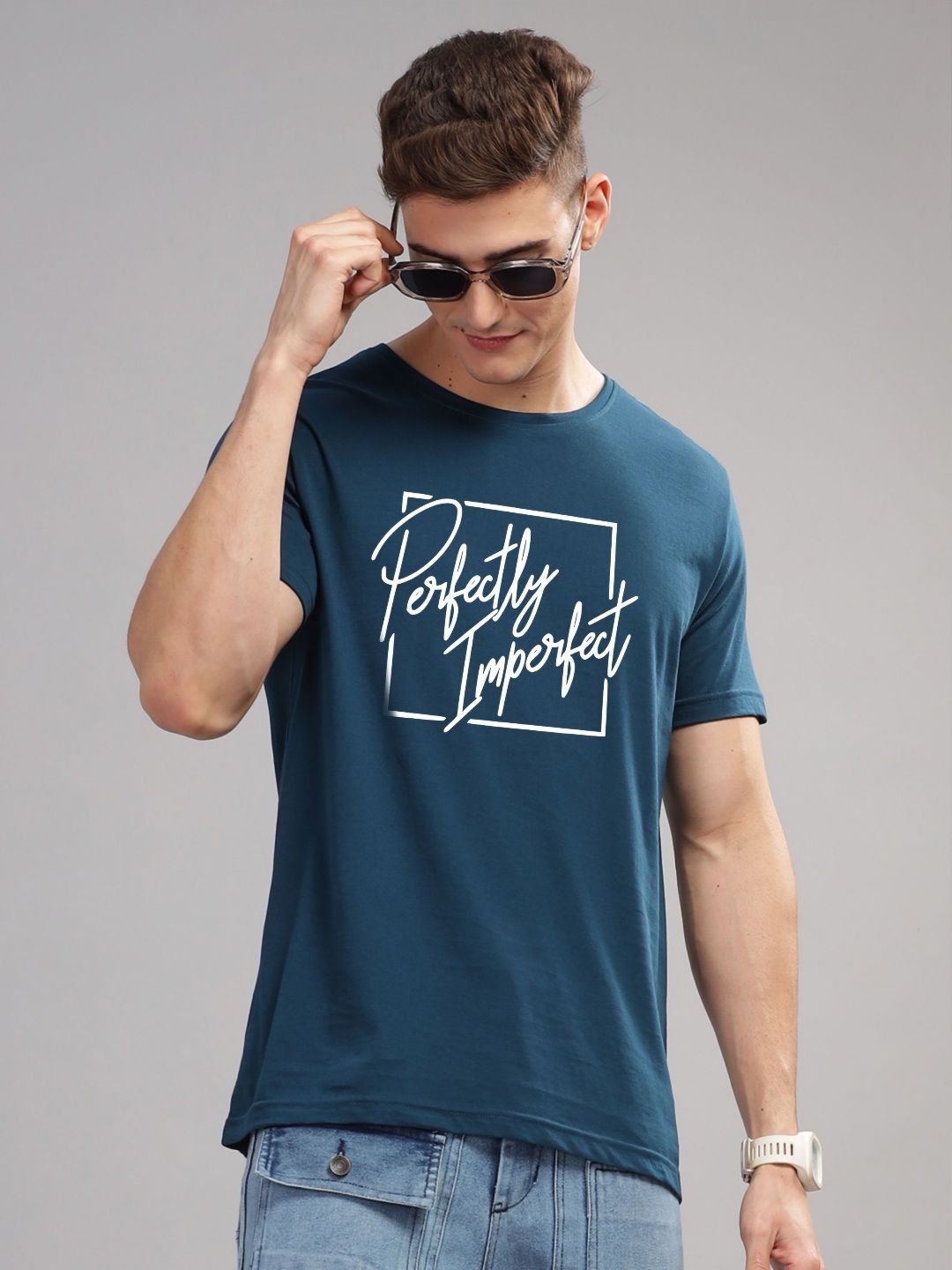ADRO Men Printed T-shirt