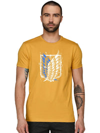 Pek ADRO Lelaki dengan 3 T-shirt Kapas Leher Bulat Bercetak Grafik