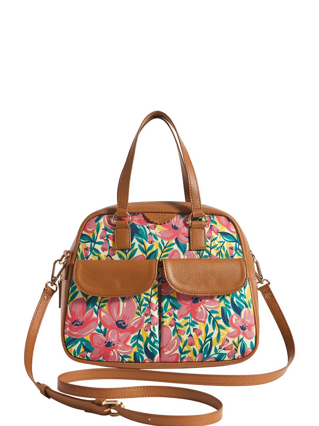 TEAL BY CHUMBAK Printed Shopper Shoulder Bag