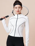 HRX by Hrithik Roshan Geometric Crop Biker Jacket