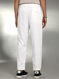 Campus Sutra Men Comfort Pleated Trousers