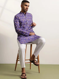 Anouk Men Printed Regular Kurta with Pyjamas